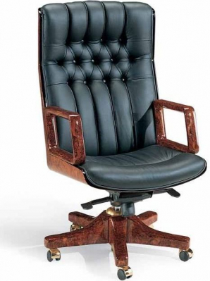 Итальянское кресло руководителя Olimpus Wood_0