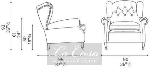 Кресло 1919 - купить в Москве от фабрики Poltrona Frau из Италии - фото №8