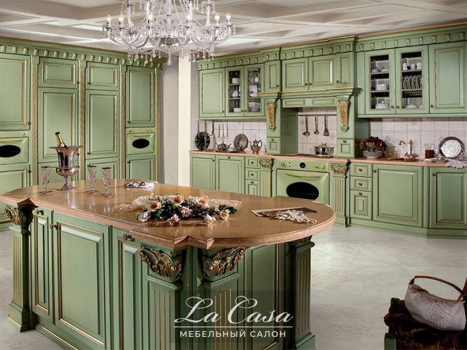 Кухня Duca D'este Verde - купить в Москве от фабрики Megaros из Италии - фото №1