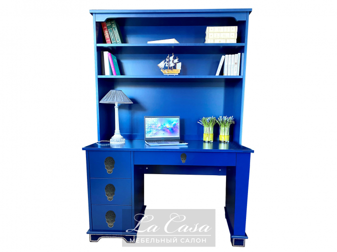 Стол письменный Brera Blue - купить в Москве от фабрики Lilu Art из России - фото №1