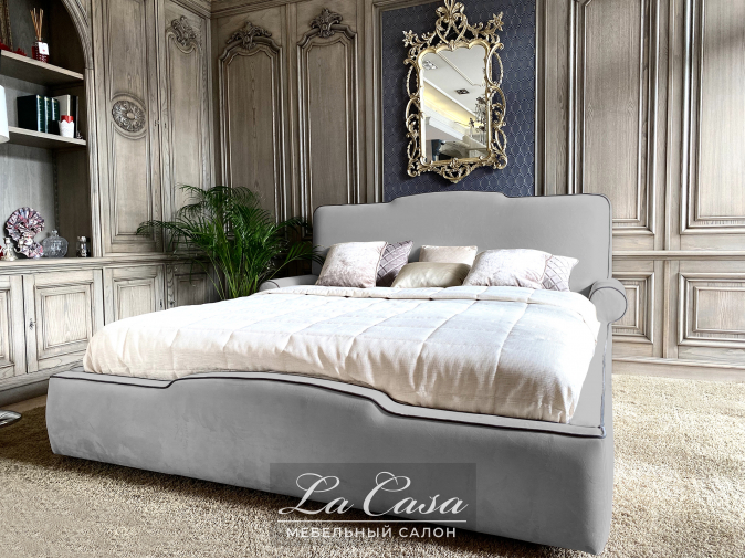 Кровать Vitra Gray 180 - купить в Москве от фабрики Lilu Art из России - фото №1