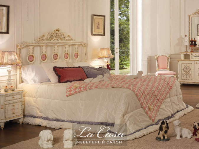 Кровать Polluce Sc 1601 - купить в Москве от фабрики Asnaghi Interiors из Италии - фото №1