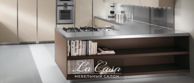 Кухня Elektra Vetro Beige - купить в Москве от фабрики Ernestomeda из Италии - фото №3
