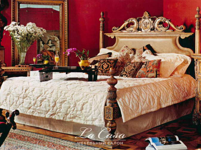 Кровать Tuscany H3.06p - купить в Москве от фабрики Francesco Molon из Италии - фото №1