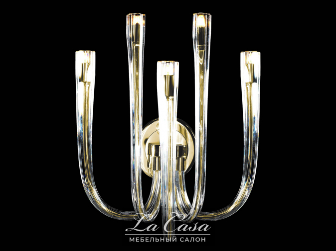 Бра Berna Clear Oro 5L - купить в Москве от фабрики Iris Cristal из Испании - фото №1