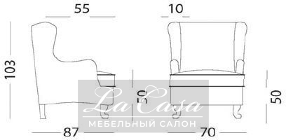 Кресло Viola Violet - купить в Москве от фабрики Tre Ci Salotti из Италии - фото №3