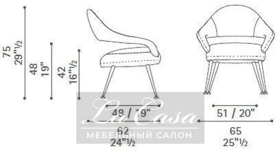 Кресло Letizia - купить в Москве от фабрики Poltrona Frau из Италии - фото №14