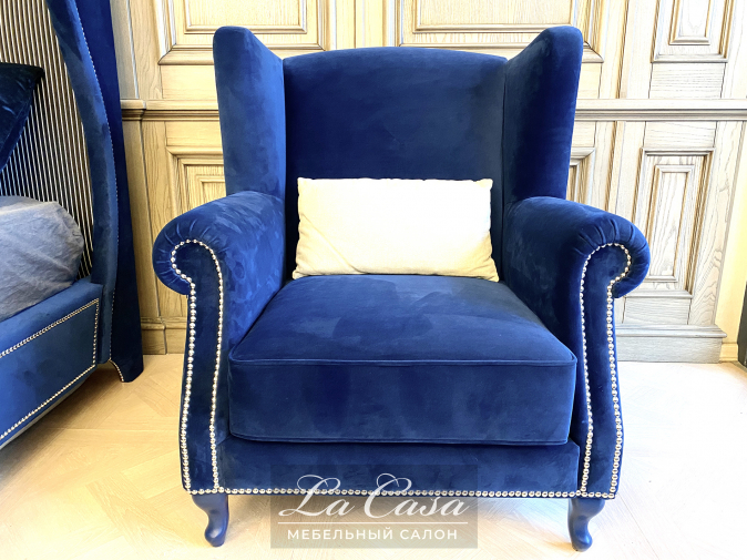 Кресло Brera Blue - купить в Москве от фабрики Lilu Art из России - фото №1