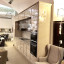 Фото кухни Luxury Glam от фабрики Aster Cucine вид сбоку глянцевая - фото №6