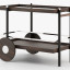 Столик журнальный Pitt Tea Cart - купить в Москве от фабрики Laskasas из Португалии - фото №2