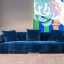 Фото диван Belladonna от фабрики Erba синий общий вид - фото №1