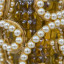 Фото статуэтки HDP 7 от фабрики Mechini деталь 1 золотая подставка для интерьерных духов с жемчугом - фото №3
