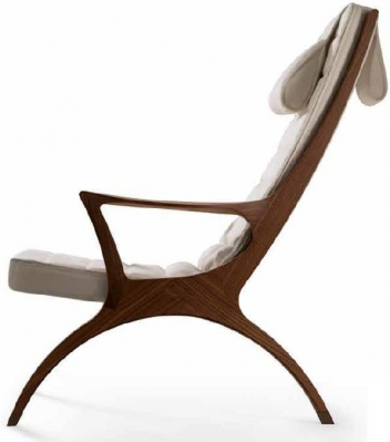 Итальянское кресло Olivia Modern Wood_0