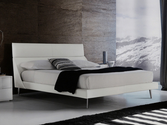 Итальянская кровать Vela White_0