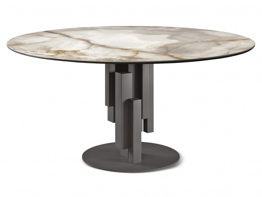 Итальянский стол обеденный Skyline Keramik Round_0