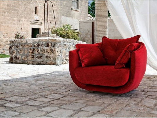 Итальянское кресло Panarea Red