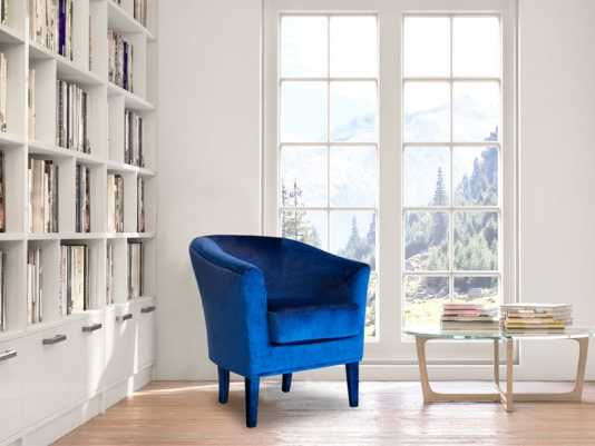 Итальянское кресло Kate Blue_0