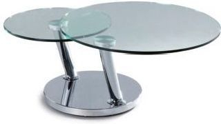 Итальянский столик журнальный M-N Double Glass_0