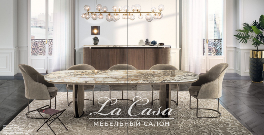 Стол обеденный Lotus - купить в Москве от фабрики Longhi из Италии - фото №5