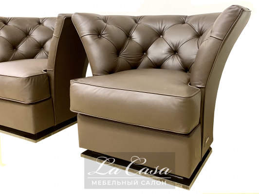 Кресло Sani Leather - купить в Москве от фабрики Longhi из Италии - фото №3