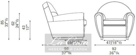 Кресло New Deal - купить в Москве от фабрики Poltrona Frau из Италии - фото №2