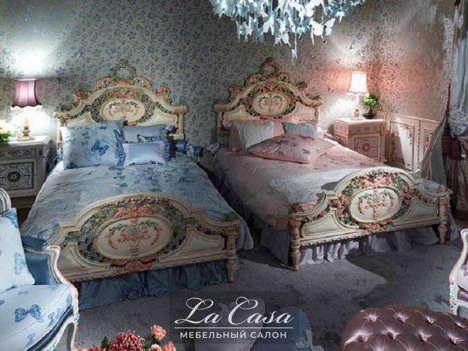 Кровать Isotta L22001 - купить в Москве от фабрики Asnaghi Interiors из Италии - фото №1