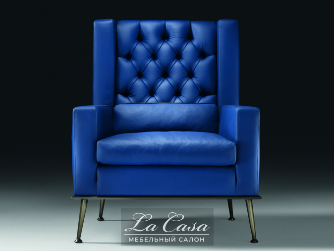 Кресло Victoria Blue - купить в Москве от фабрики Black Tie из Италии - фото №1
