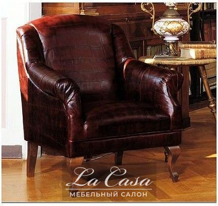Кресло Taylor Leather Braun - купить в Москве от фабрики Epoque из Италии - фото №1