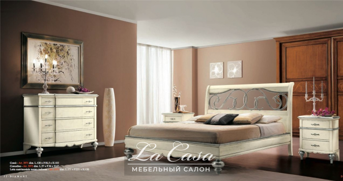 Кровать 3973 - купить в Москве от фабрики Lubiex из Италии - фото №3