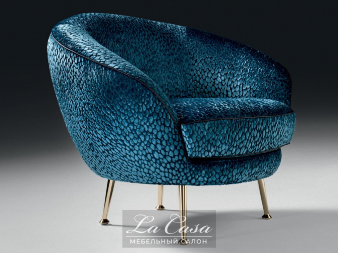 Кресло Giulia Blue - купить в Москве от фабрики Black Tie из Италии - фото №1