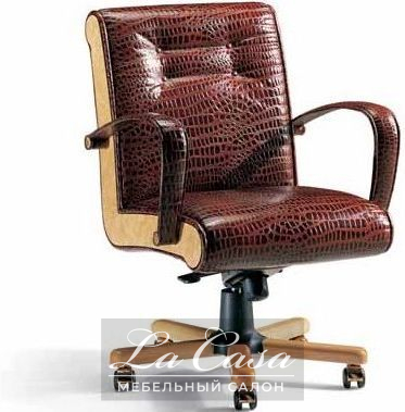 Кресло руководителя Eaton Wood - купить в Москве от фабрики Elledue из Италии - фото №1