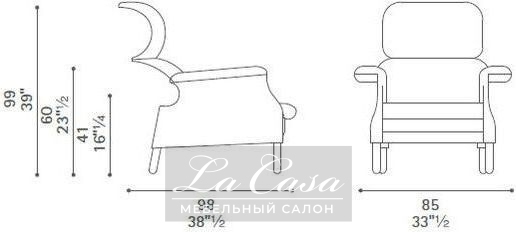 Кресло Sanluca - купить в Москве от фабрики Poltrona Frau из Италии - фото №15