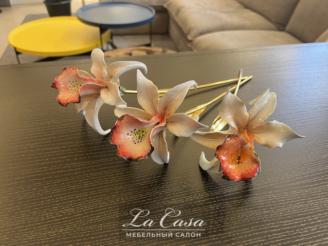 Статуэтка Orchidea rosa 30 - купить в Москве от фабрики Lorenzon из Италии - фото №3