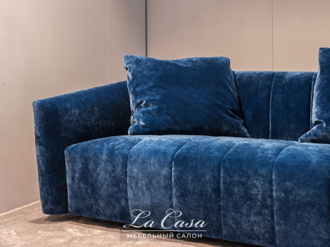Фото диван Belladonna от фабрики Erba синий вид справа - фото №4