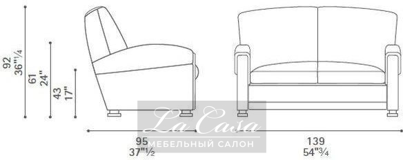 Кресло Tabarin - купить в Москве от фабрики Poltrona Frau из Италии - фото №6