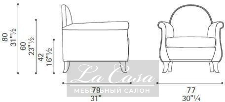 Кресло Lyra - купить в Москве от фабрики Poltrona Frau из Италии - фото №13