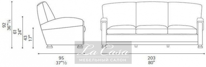 Кресло Tabarin - купить в Москве от фабрики Poltrona Frau из Италии - фото №7