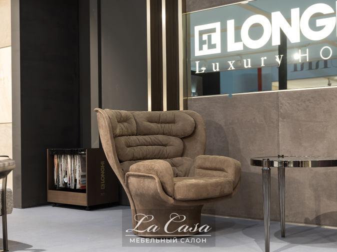 Фото кресла Elda office от фабрики Longhi современное вид спереди - фото №5