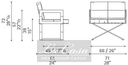 Кресло Aster X  - купить в Москве от фабрики Poltrona Frau из Италии - фото №11