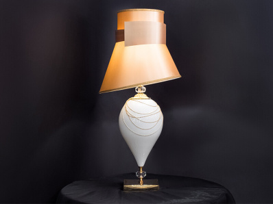 Итальянская лампа Vichy Bianco