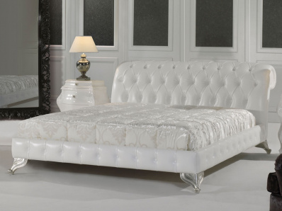 Итальянская кровать Teseo White