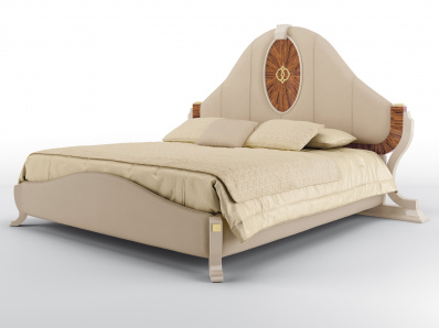 Итальянская кровать Hermes Beige