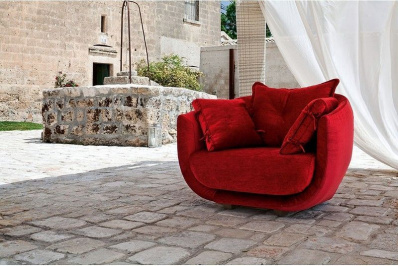 Итальянское кресло Panarea Red