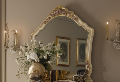 Итальянское зеркало Specchiera «Camellia E Roses»