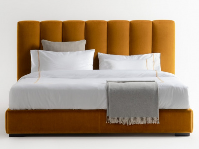 Итальянская кровать Milano Yellow