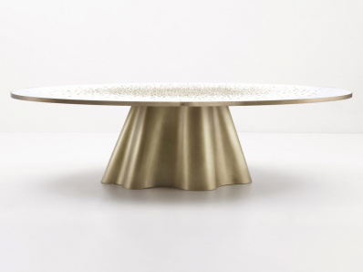 Итальянский стол обеденный Vela Gold от De Castelli