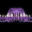 Люстра Rosetta Purple - купить в Москве от фабрики Iris Cristal из Испании - фото №1