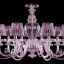 Люстра Florida Purple 8L - купить в Москве от фабрики Iris Cristal из Испании - фото №1