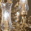 Фото люстры L202/24 от фабрики Mechini деталь 4 венецианское стекло янтарь - фото №6