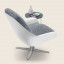 Кресло Sveva Grey - купить в Москве от фабрики Flexform из Италии - фото №6